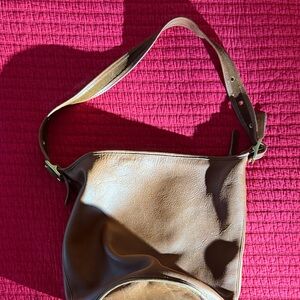 Coach Brown Leather Shoulder Bag